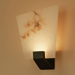 Relic Wall Sconce - Antique Bronze / Honed Alabaster