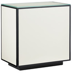 Lacquer Side Table - White
