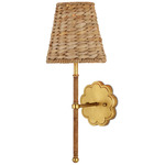 Savoie Wall Sconce - Contemporary Gold Leaf / Natural