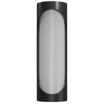 Swale Outdoor Wall Sconce - Black / White
