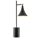 Bibliophile Table Lamp - Matte Black / Brass / Matte Black