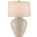Mimi Table Lamp - Ivory / White Linen