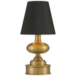 Galavant Portable Table Lamp - Brass / Black
