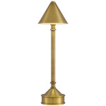 Traipse Portable Table Lamp - Brass