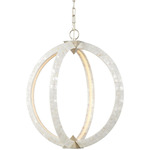 Arietta Chandelier - Silver / Pearl