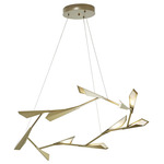 Quill Chandelier - Soft Gold / Soft Gold