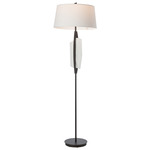 Volterra Floor Lamp - Oil Rubbed Bronze / Natural Anna