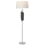 Cambrian Floor Lamp - Sterling / Natural Anna