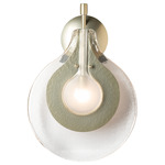 Veneto Wall Sconce - Modern Brass / Clear / Frosted