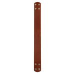 Snaps Extension Strap - Modern Brass / Chestnut Leather