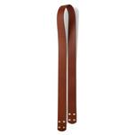 Snaps Extension Strap - Modern Brass / Chestnut Leather