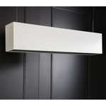 Light Three Linear Pendant with End Feed - White / Institutional White