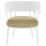 A.I. Lounge Chair - White / White / Yellow Texture