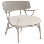 A.I. Lounge Chair - Grey / Grey / White Boucle