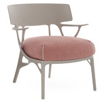 A.I. Outdoor Lounge Chair - Grey / Rust Twill