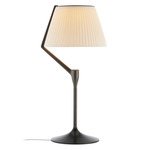 Angelo Stone Table Lamp - Titanium / White