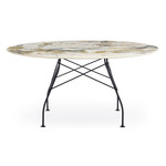 Glossy Dining Table - Black / Symphonie Marble