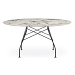 Glossy Dining Table - Black / Nature Tundra