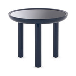 K-Top Side Table - Blue / Smoked Mirror