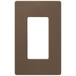 Claro Designer Style Wall Plate - Satin Espresso