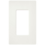 Claro Designer Style Wall Plate - Satin Glacier White