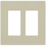 Claro Designer Style Wall Plate - Satin Clay
