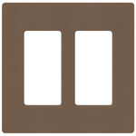 Claro Designer Style Wall Plate - Satin Espresso