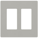 Claro Designer Style Wall Plate - Satin Pebble
