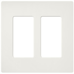 Claro Designer Style Wall Plate - Satin Architectural White