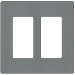 Claro Designer Style Wall Plate - Satin Slate