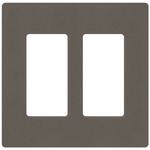 Claro Designer Style Wall Plate - Satin Truffle