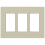 Claro Designer Style Wall Plate - Satin Clay