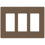Claro Designer Style Wall Plate - Satin Espresso