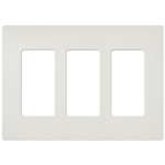 Claro Designer Style Wall Plate - Satin Lunar Gray