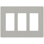 Claro Designer Style Wall Plate - Satin Pebble