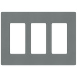 Claro Designer Style Wall Plate - Satin Slate
