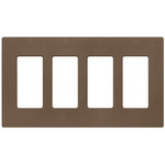 Claro Designer Style Wall Plate - Satin Espresso