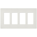 Claro Designer Style Wall Plate - Satin Lunar Gray