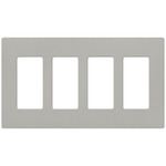 Claro Designer Style Wall Plate - Satin Pebble