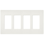 Claro Designer Style Wall Plate - Satin Architectural White