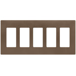 Claro Designer Style Wall Plate - Satin Espresso
