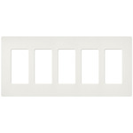 Claro Designer Style Wall Plate - Satin Architectural White