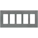 Claro Designer Style Wall Plate - Satin Slate