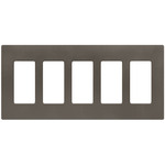 Claro Designer Style Wall Plate - Satin Truffle