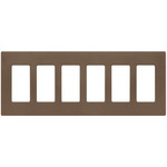 Claro Designer Style Wall Plate - Satin Espresso