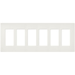 Claro Designer Style Wall Plate - Satin Architectural White