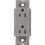 15-Amp Duplex Receptacle - Satin Cobblestone