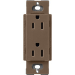 15-Amp Duplex Receptacle - Satin Espresso