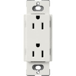 15-Amp Duplex Receptacle - Satin Lunar Gray