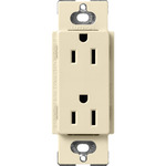15-Amp Duplex Receptacle - Satin Sand